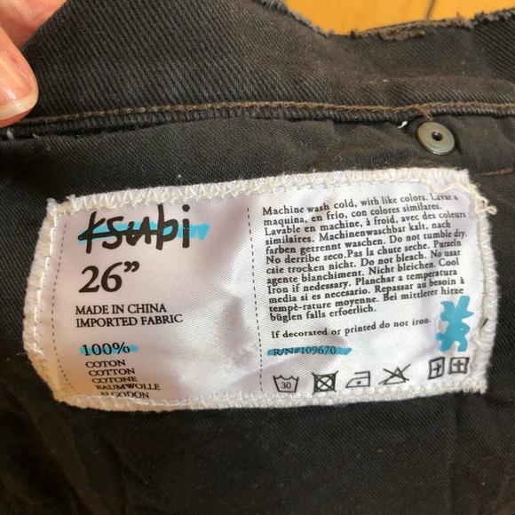 Ksubi black jean shorts - Picture 4 of 5